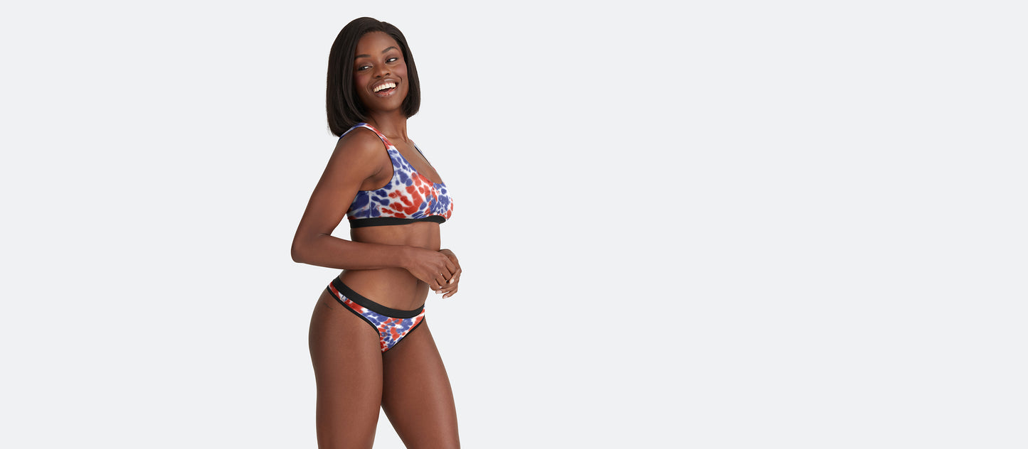 Thong | Americana Tie Dye