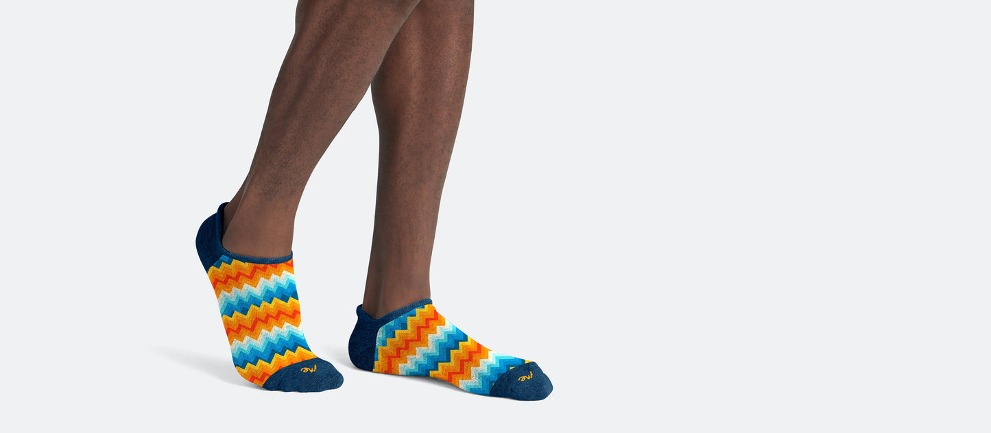 Ankle Sock | Groovy Chevron