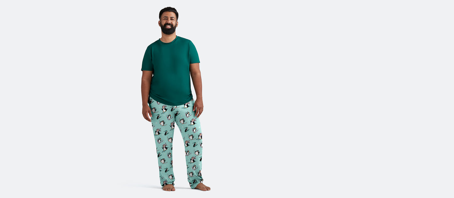 Men's Lounge Pants | Penguins on Skis