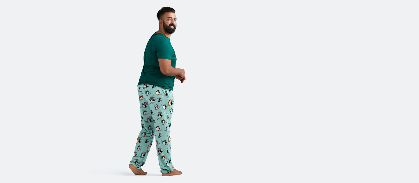 Men's Lounge Pants | Penguins on Skis