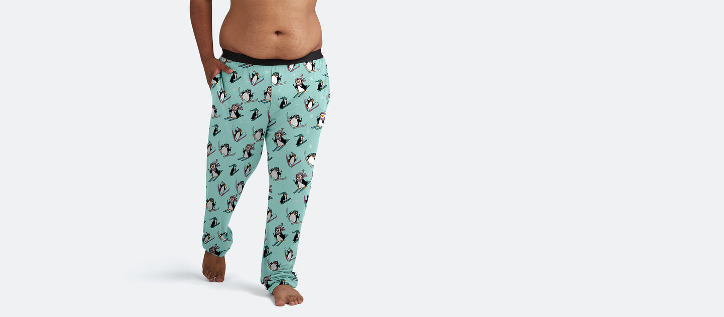 Men's Lounge Pants | Penguins on Skis