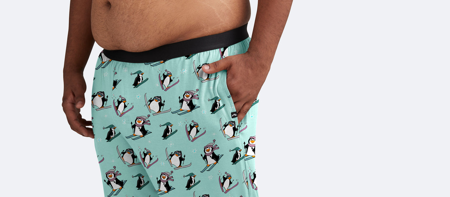 Men's Lounge Pants | Penguins on Skis