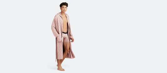 Unisex Hooded Modal Robe | Lovers by André