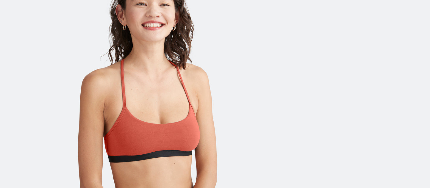 UltraModal™ Core T-Back Bralette | Papaya