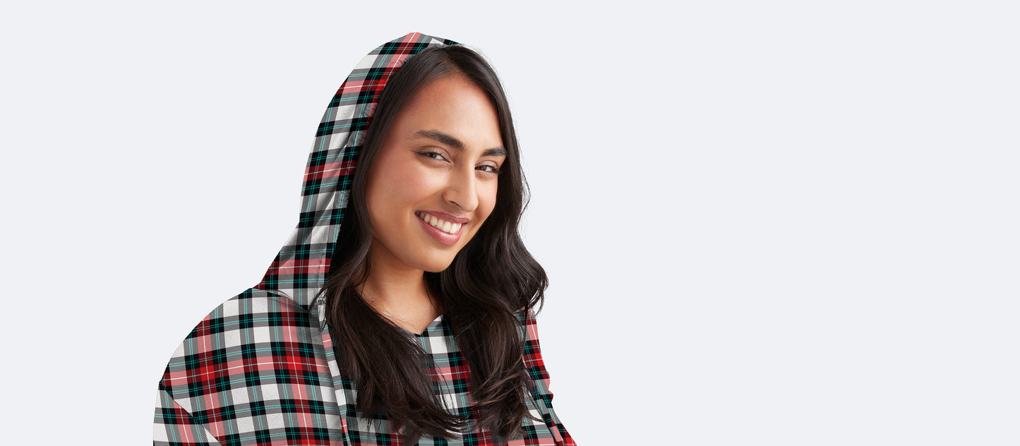 UltraModal™ Crop Hoodie  | Tartan Plaid