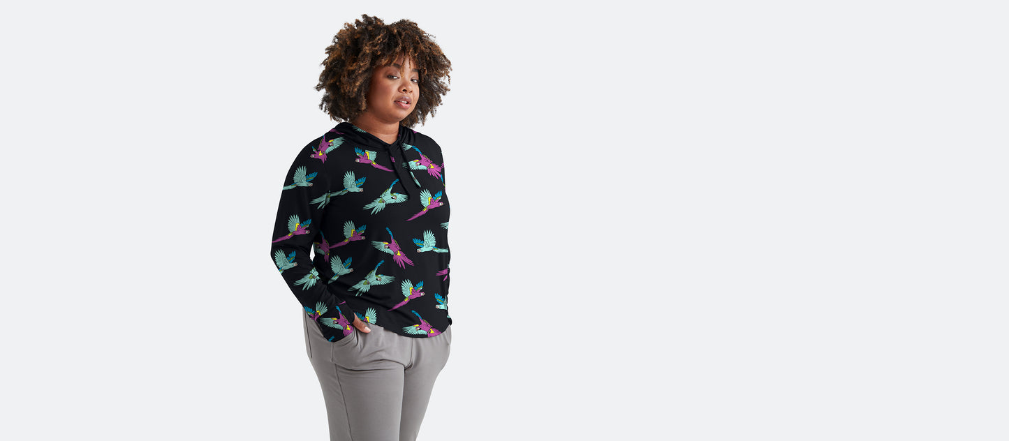 Women's Pullover Hoodie | Welcome to Parrot-ise