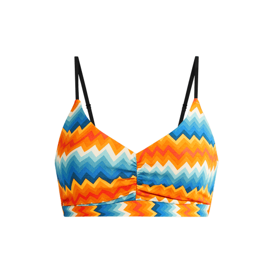 UltraModal™ FeelFree Ruched Bralette | Groovy Chevron