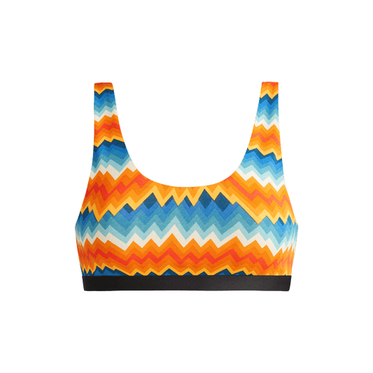 U-Back Bralette | Groovy Chevron