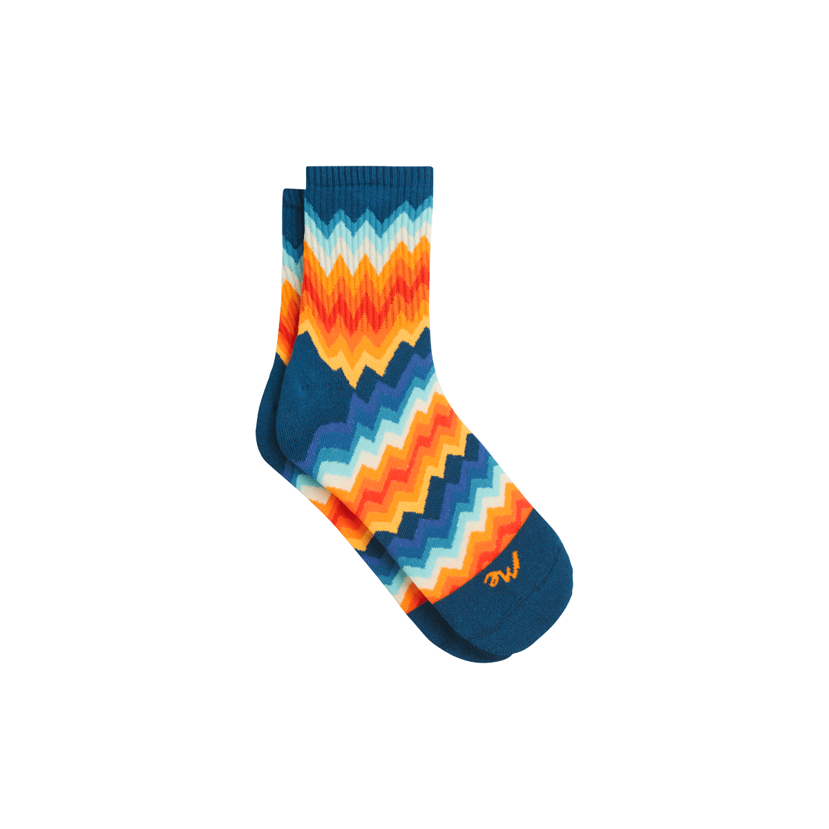 Quarter Sock | Groovy Chevron