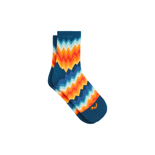 Quarter Sock | Groovy Chevron