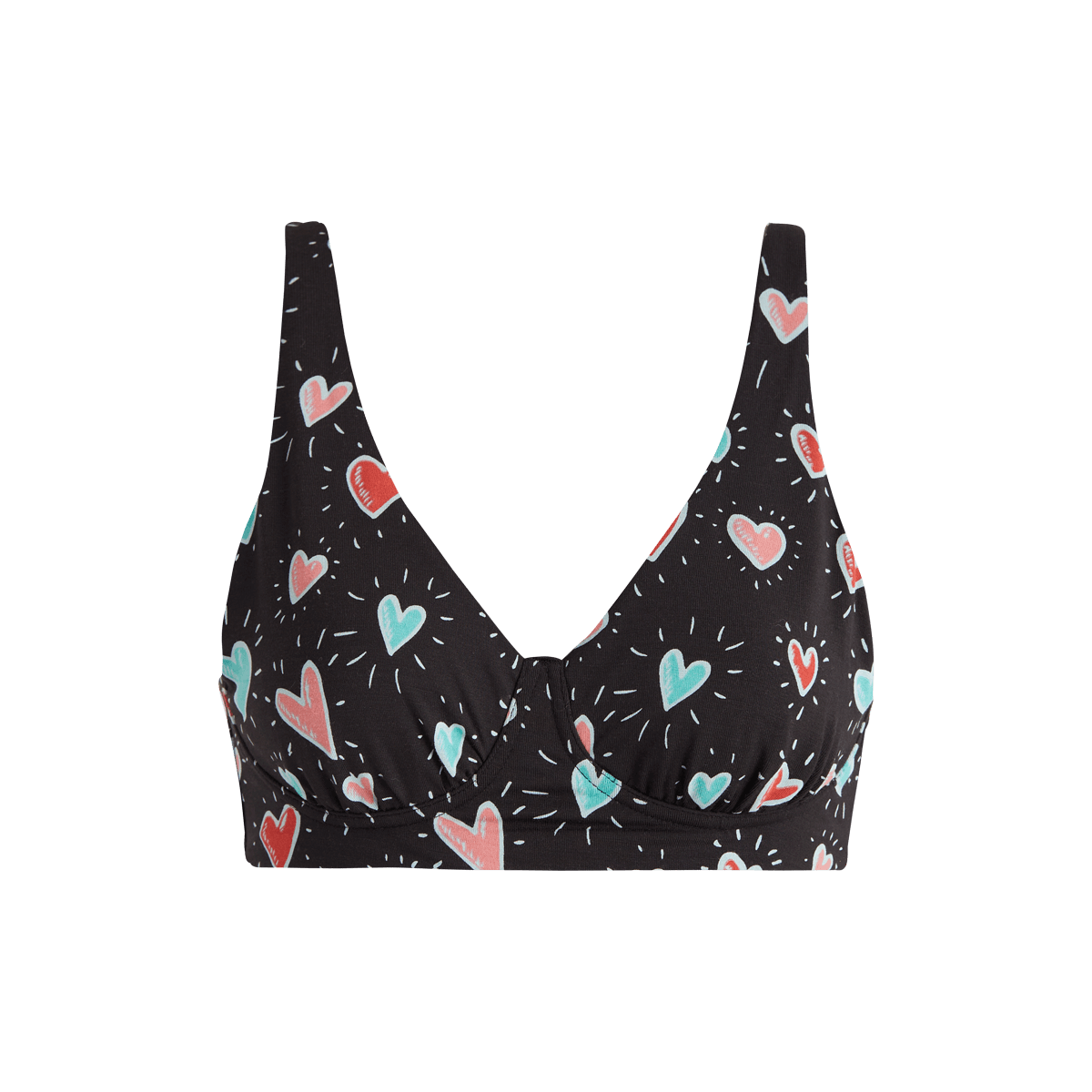 UltraModal™ FeelFree Longline Bralette | Heart Beats