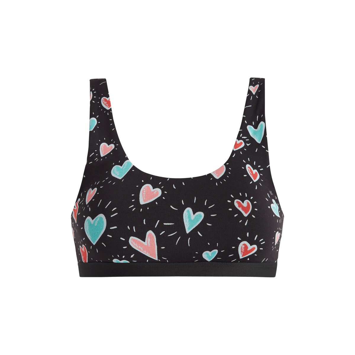 UltraModal™ Core Scoop Bralette | Heart Beats