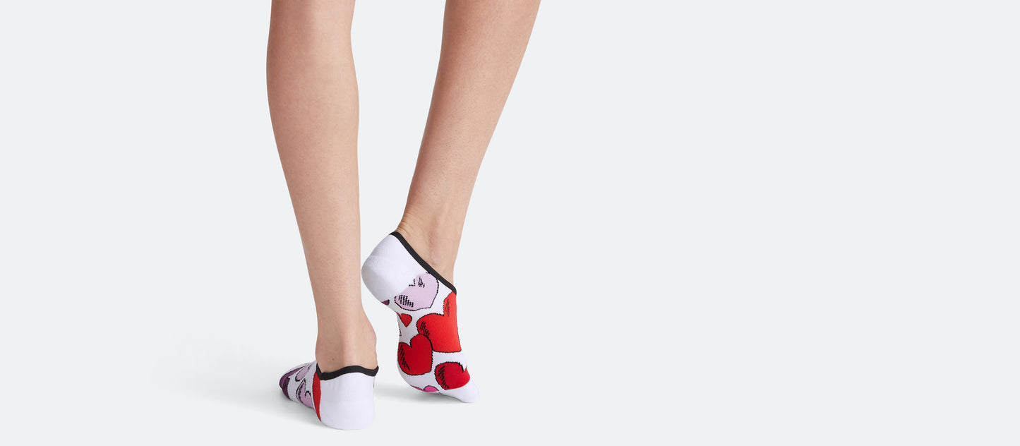 No Show Sock | Heart to Heart