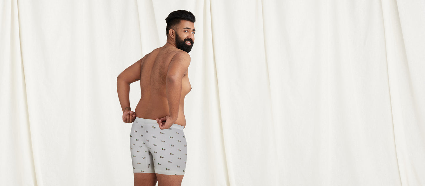 Stretch Cotton Boxer Brief w/ Fly | Ducks