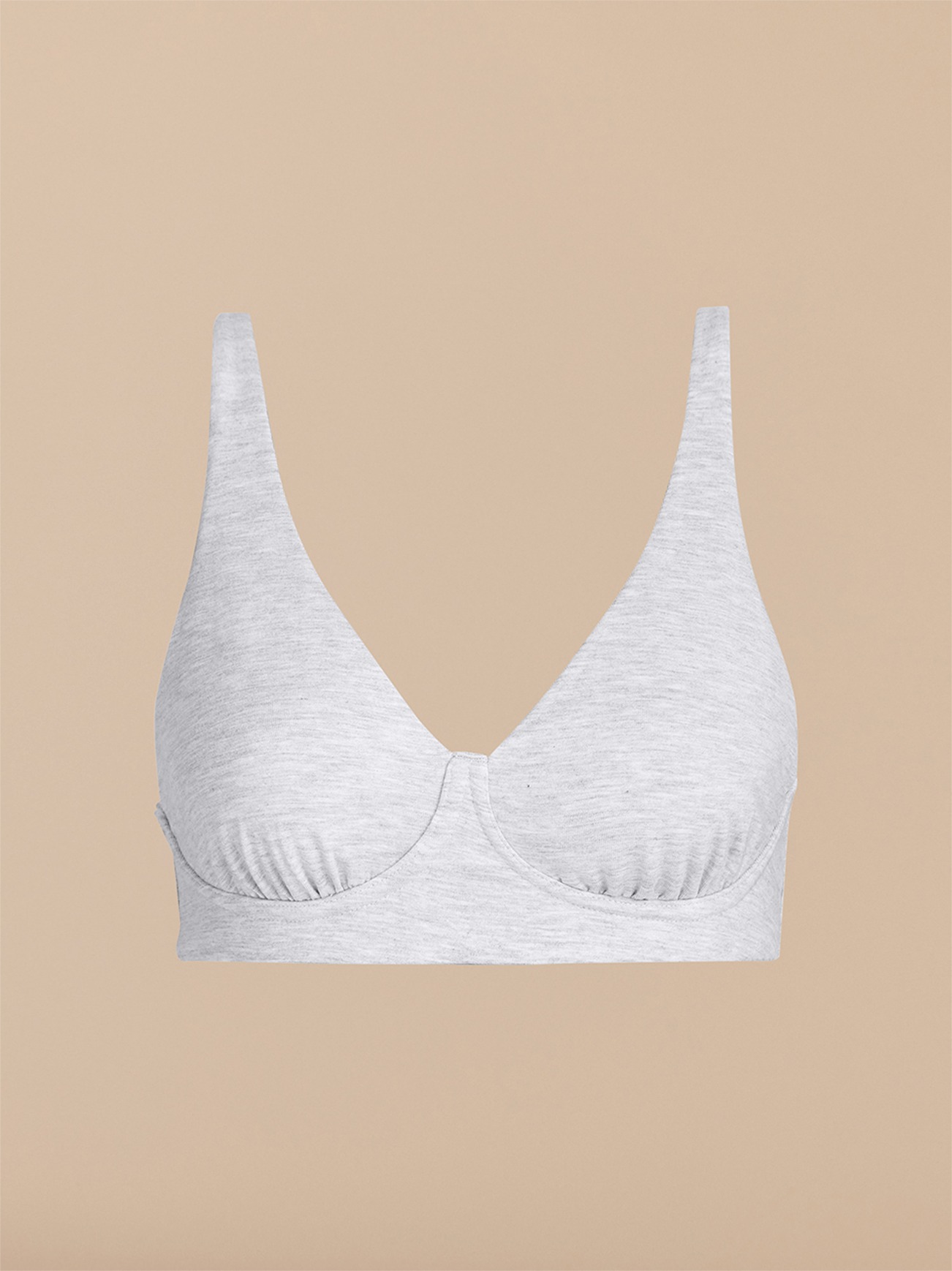 UltraModal™ FeelFree Longline Bralette | Heather Grey/Heather Grey