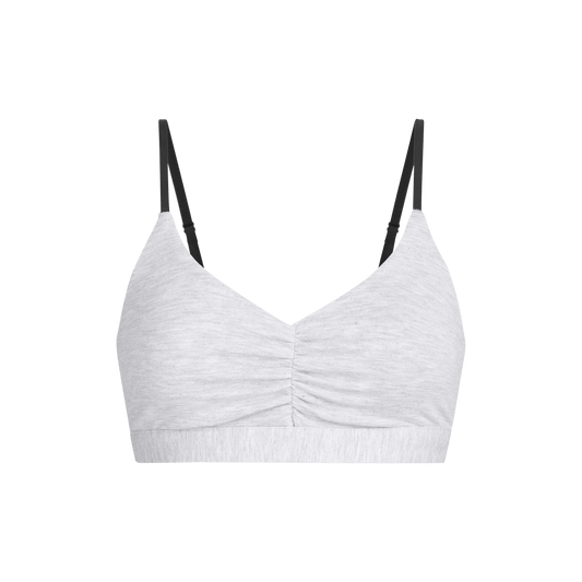 UltraModal™ FeelFree Ruched Bralette | Heather Grey