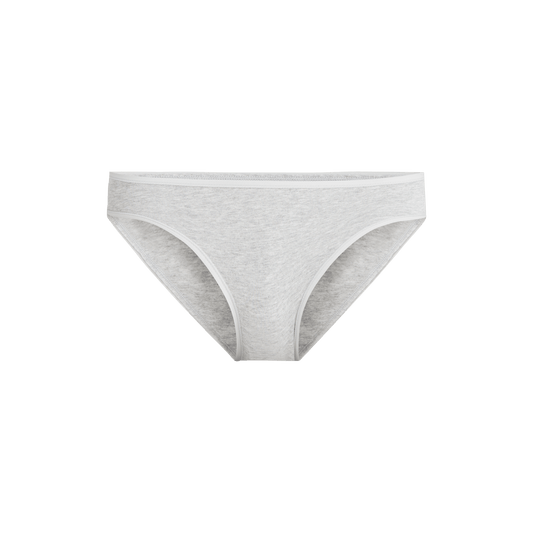 Stretch Cotton Bikini | Heather Grey