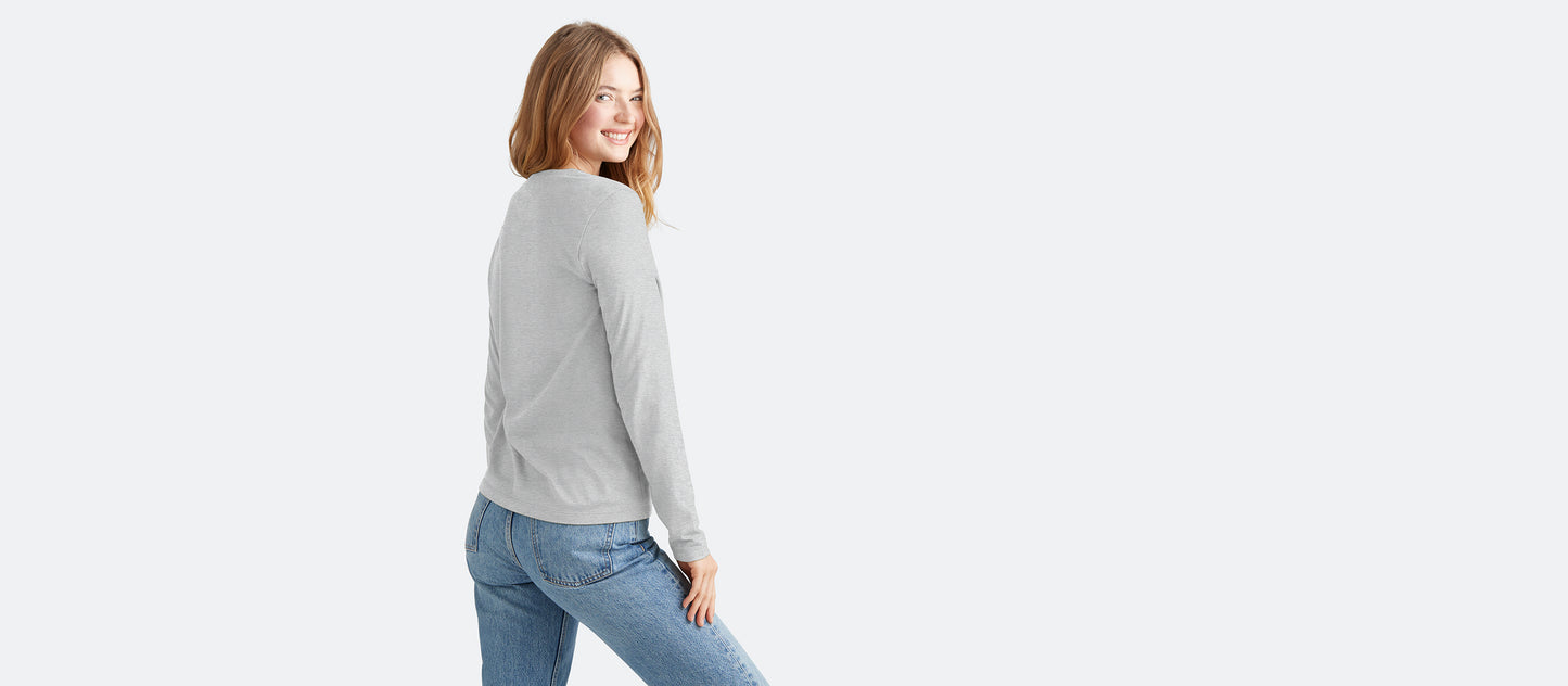 Daily Longsleeve Tee 3-Pack - Women's | Black White Grey Pack