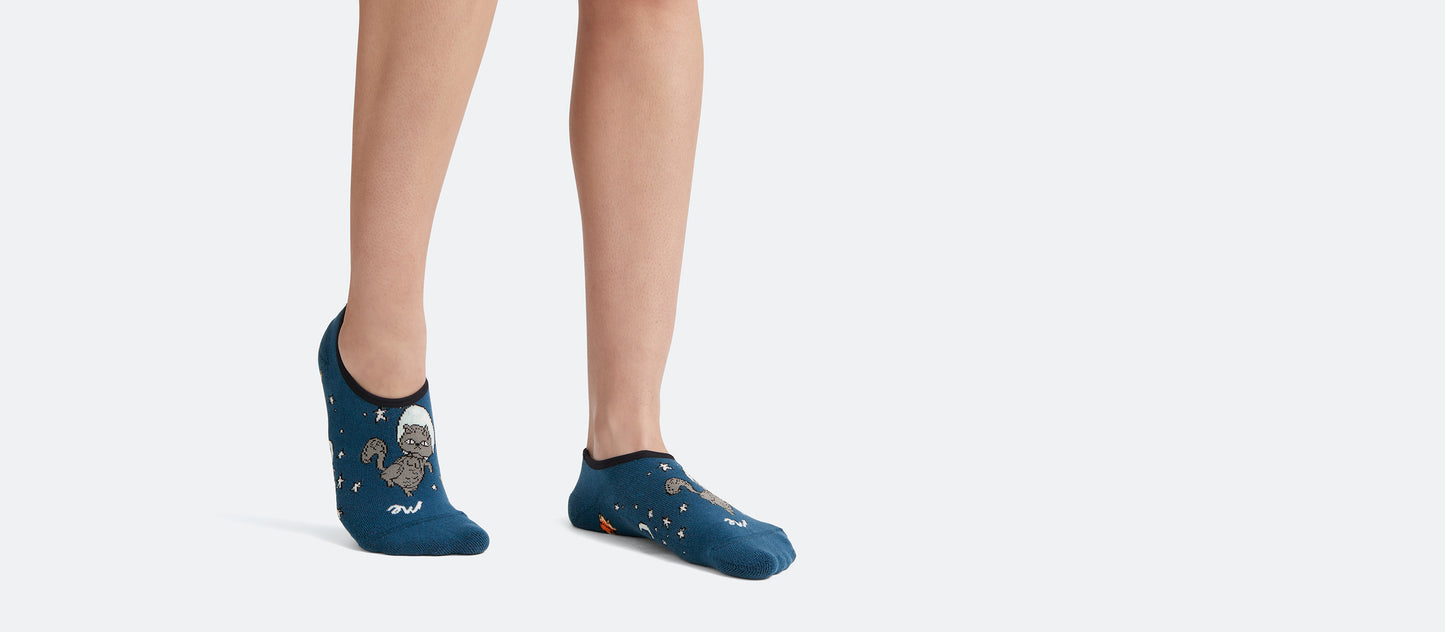 Heritage No Show Sock | Houston, We Have A Purr-oblem