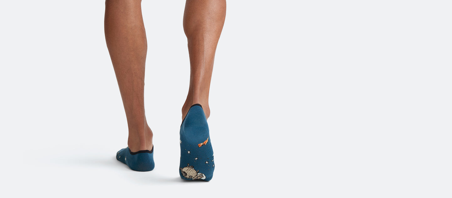 Heritage No Show Sock | Houston, We Have A Purr-oblem