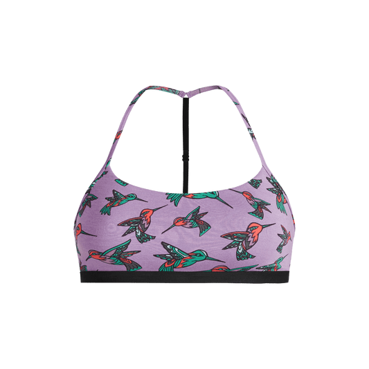 UltraModal™ Core T-Back Bralette | Hummingbirds