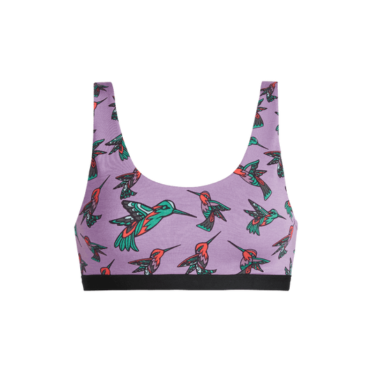 UltraModal™ Core Scoop Bralette | Hummingbirds