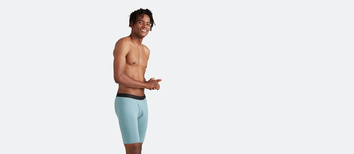 UltraModal™ Core Long Boxer Brief w/ Fly | Ice Blue
