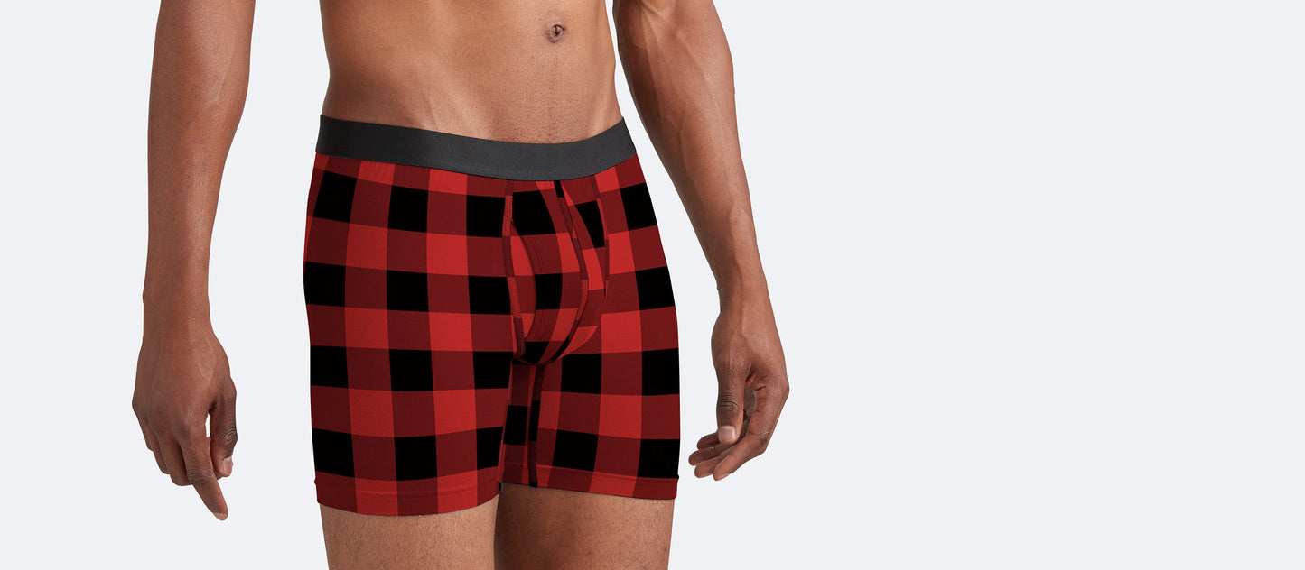 Boxer Brief w/ Fly | Buffalo Check