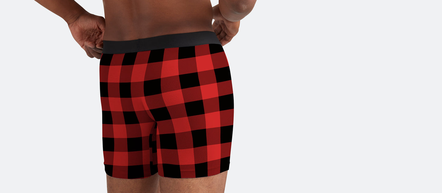 Boxer Brief w/ Fly | Buffalo Check