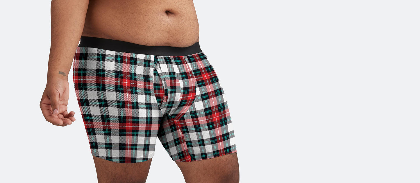 Boxer Brief w/ Fly | Tartan Plaid