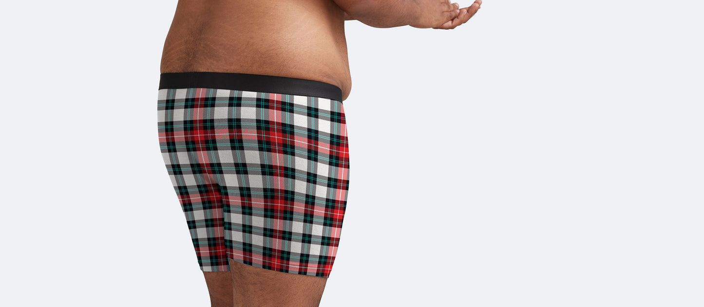 Boxer Brief w/ Fly | Tartan Plaid