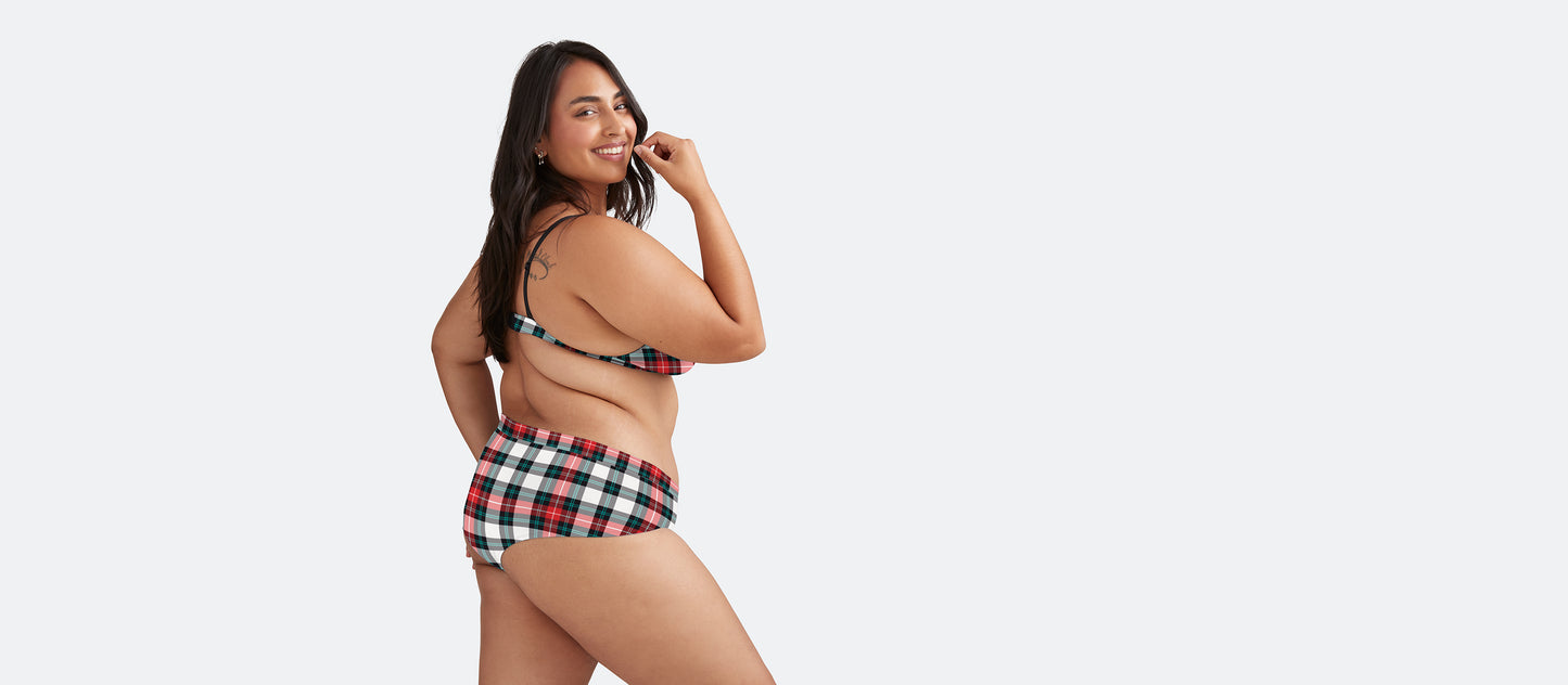 FeelFree Cheeky Brief | Tartan Plaid