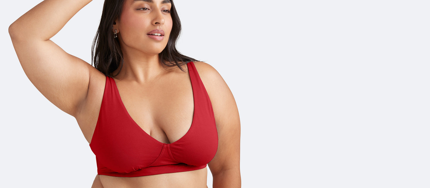 UltraModal™ FeelFree Longline Bralette | Cranberry