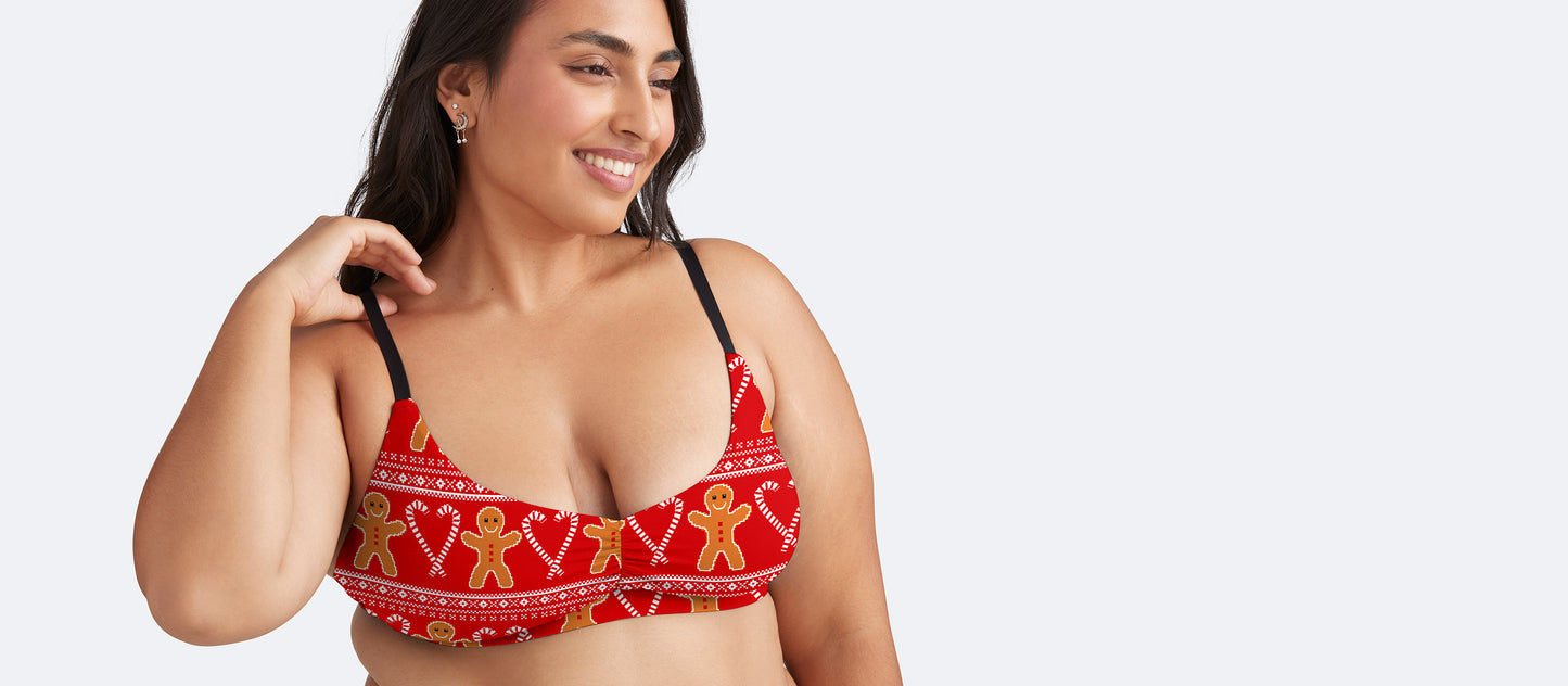 FeelFree Ruched Bralette | Holiday Sweets