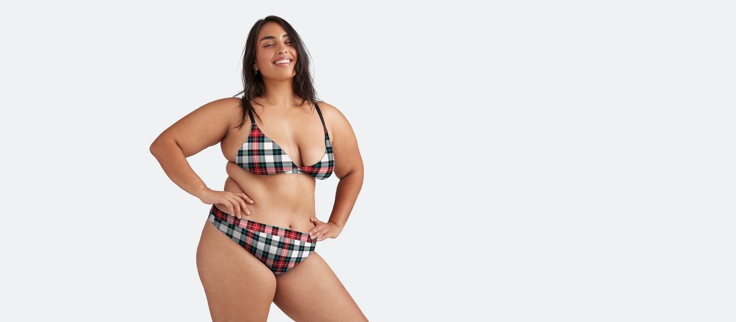 FeelFree Thong | Tartan Plaid