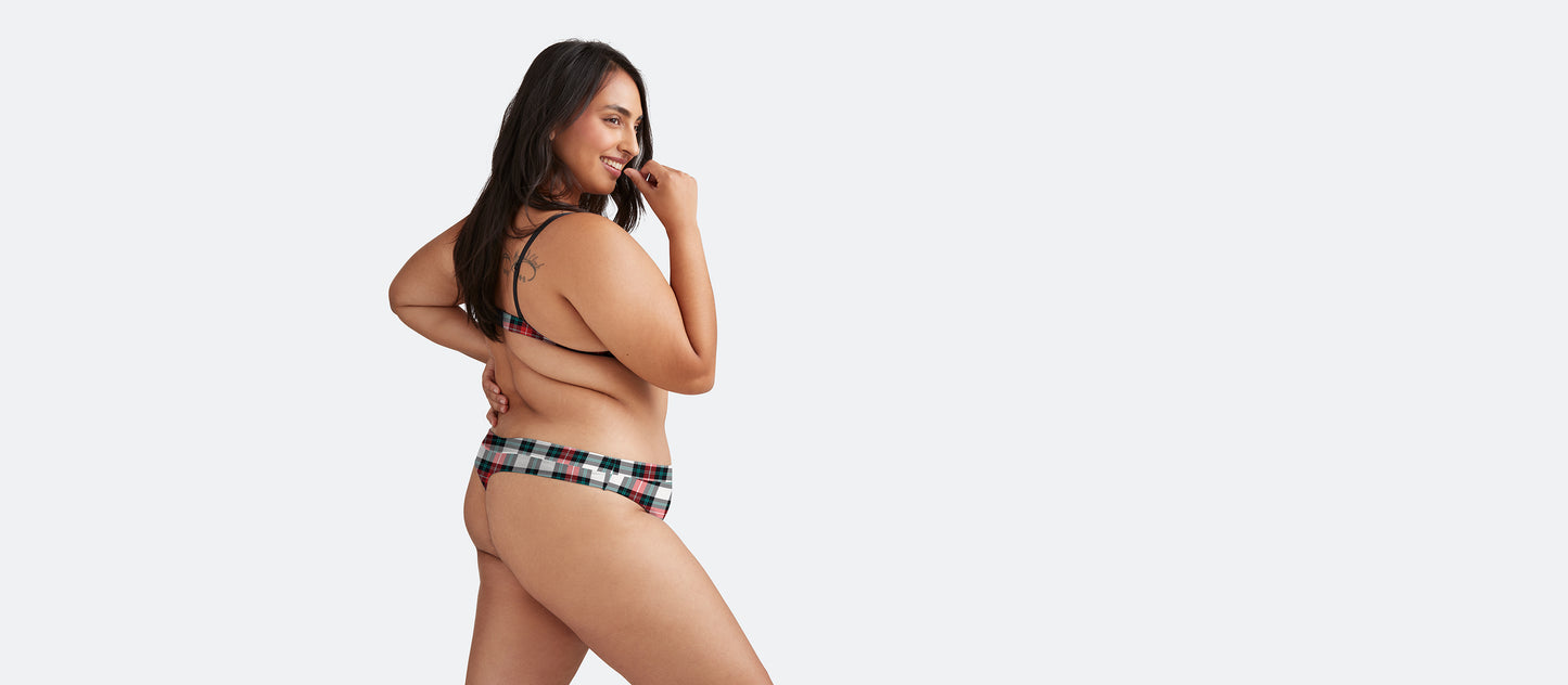 FeelFree Thong | Tartan Plaid