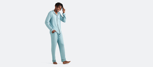 UltraModal™ Long Sleeve PJ Set - Men's | Ice Blue