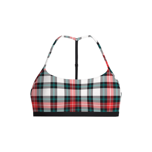 UltraModal™ Core T-Back Bralette | Tartan Plaid