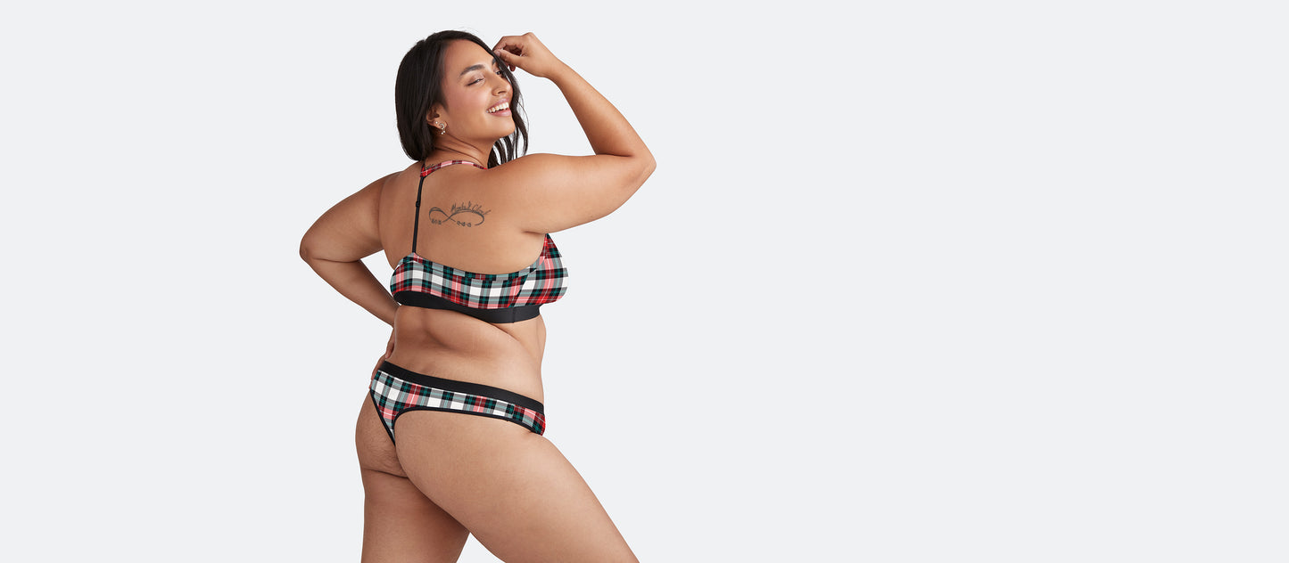 Thong | Tartan Plaid