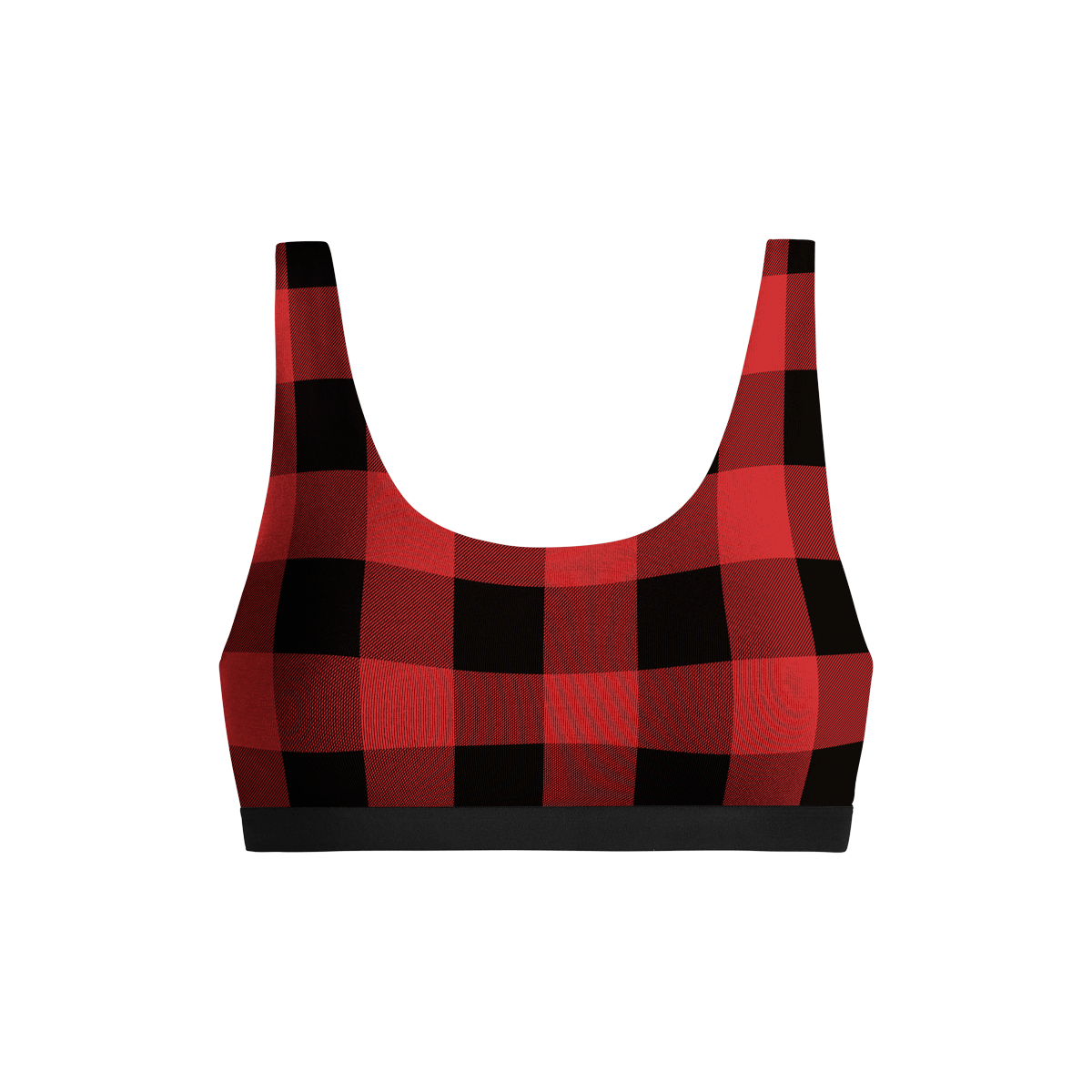 U-Back Bralette | Buffalo Check