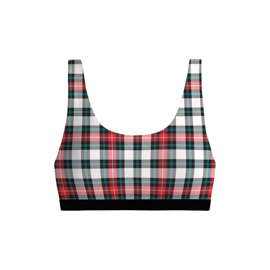 UltraModal™ Core Scoop Bralette | Tartan Plaid