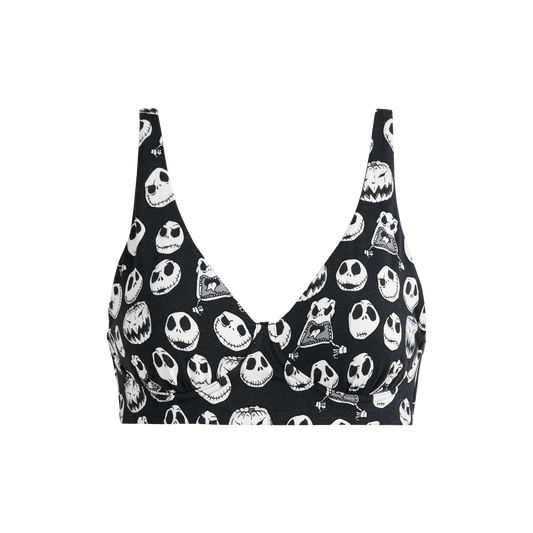 FeelFree Longline Bralette | Jack Skellington