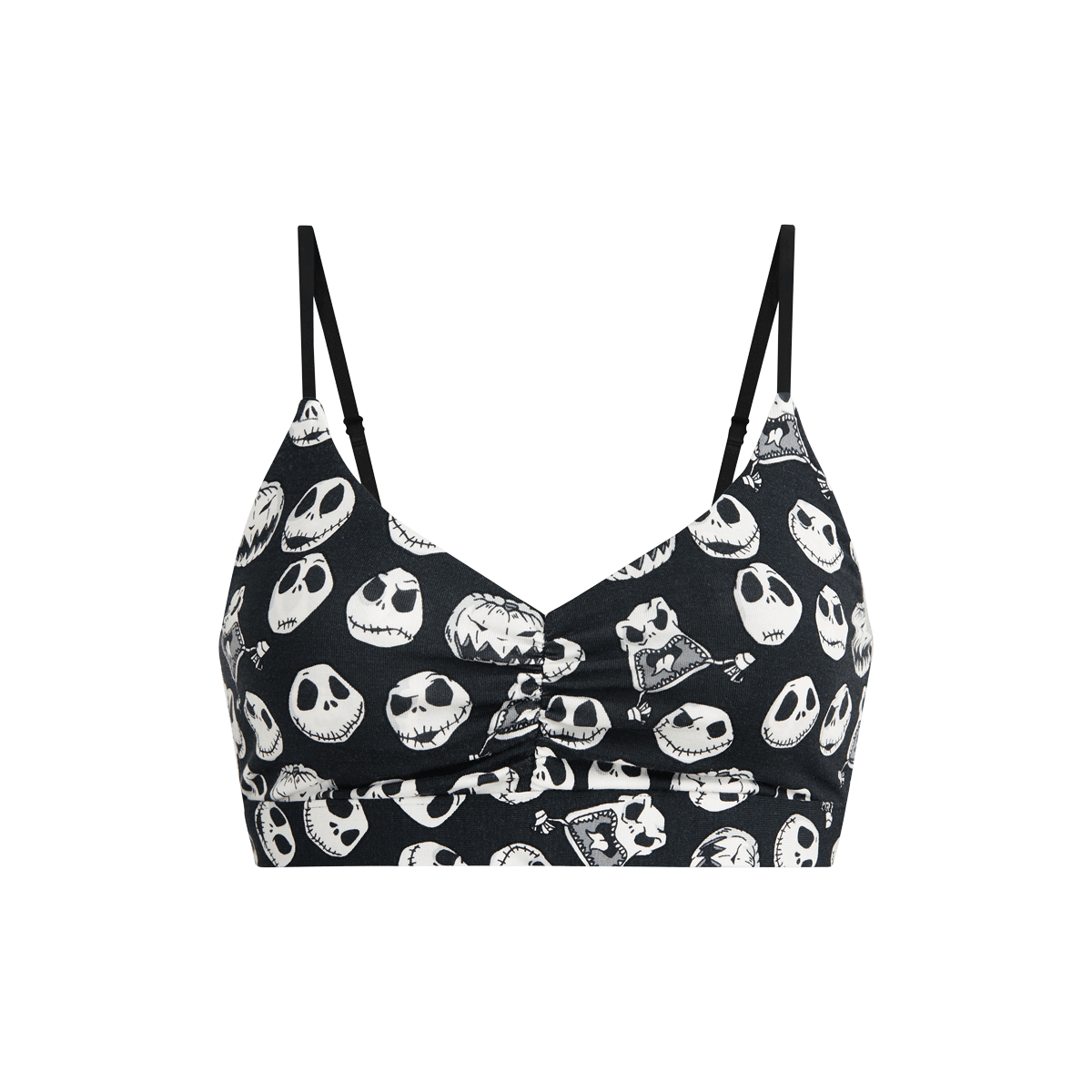 FeelFree Ruched Bralette | Jack Skellington