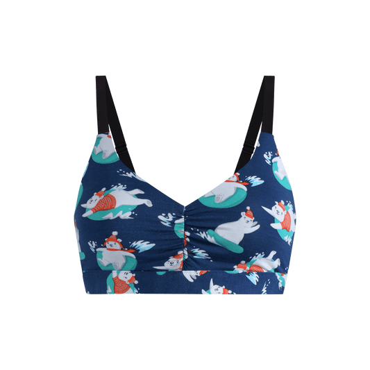 Curvy FeelFree Ruched Bralette | Beary and Bright