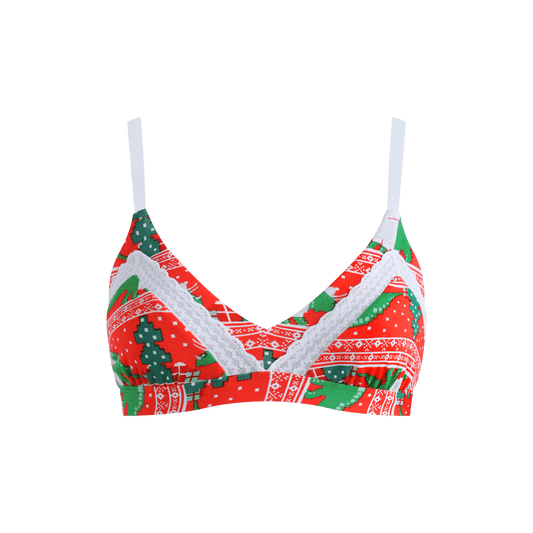 FeelFree Lace Triangle Bralette | Cozy Dino