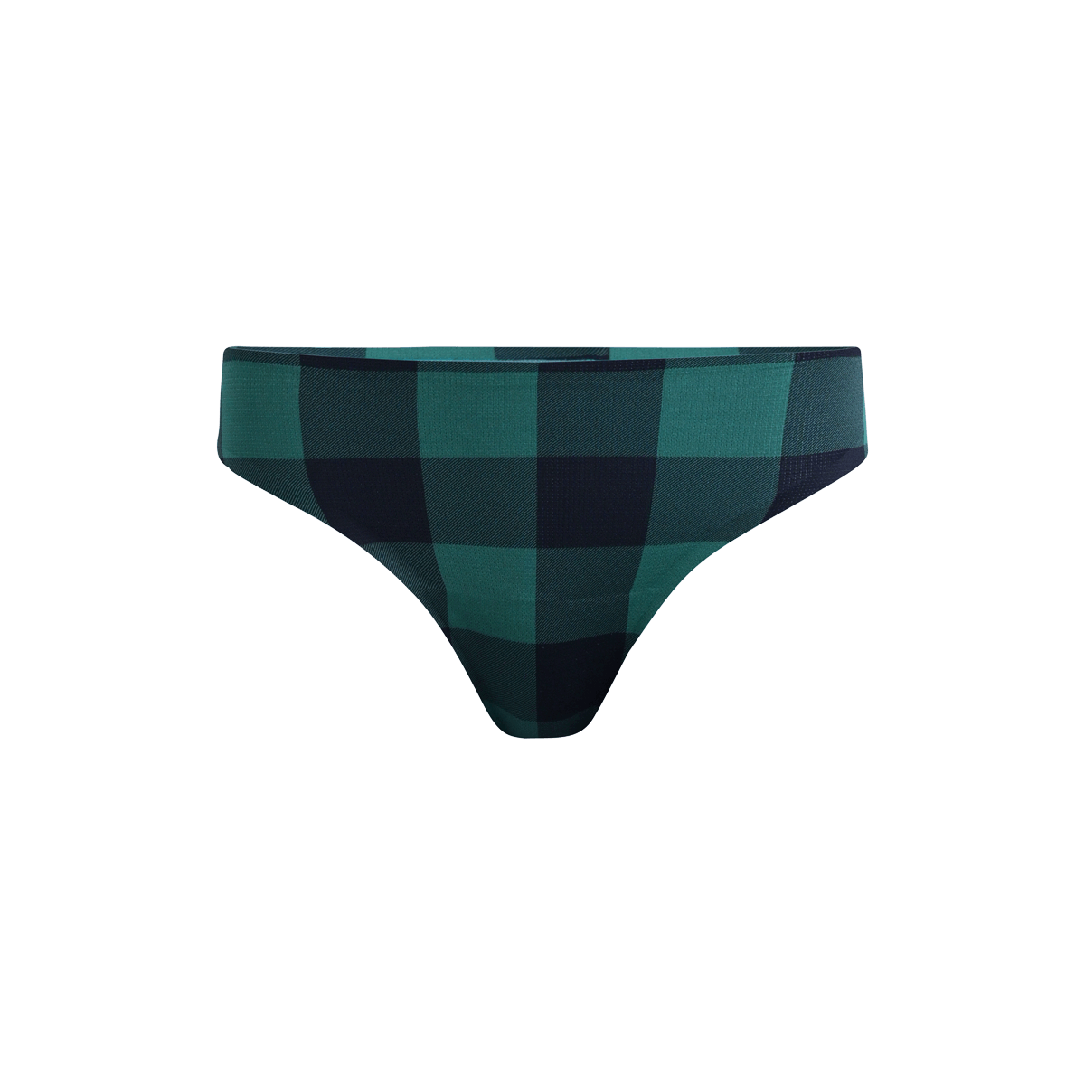 MoveMe Thong | Green Plaid