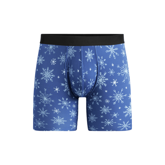 MoveMe Boxer Brief w/ Fly | Snowflakes