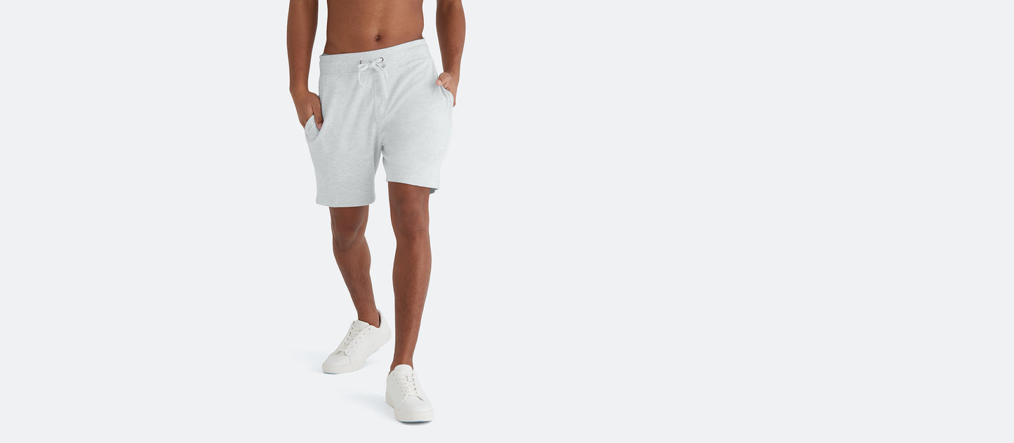 French Terry Shorts - Men's | Light Heather Grey