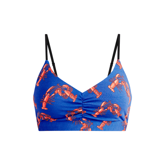 FeelFree Ruched Bralette | Lobster Love