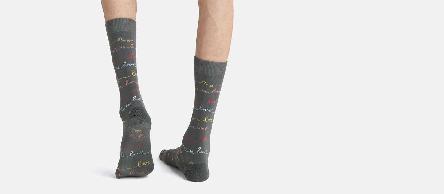 Heritage Crew Sock | Love Is Love